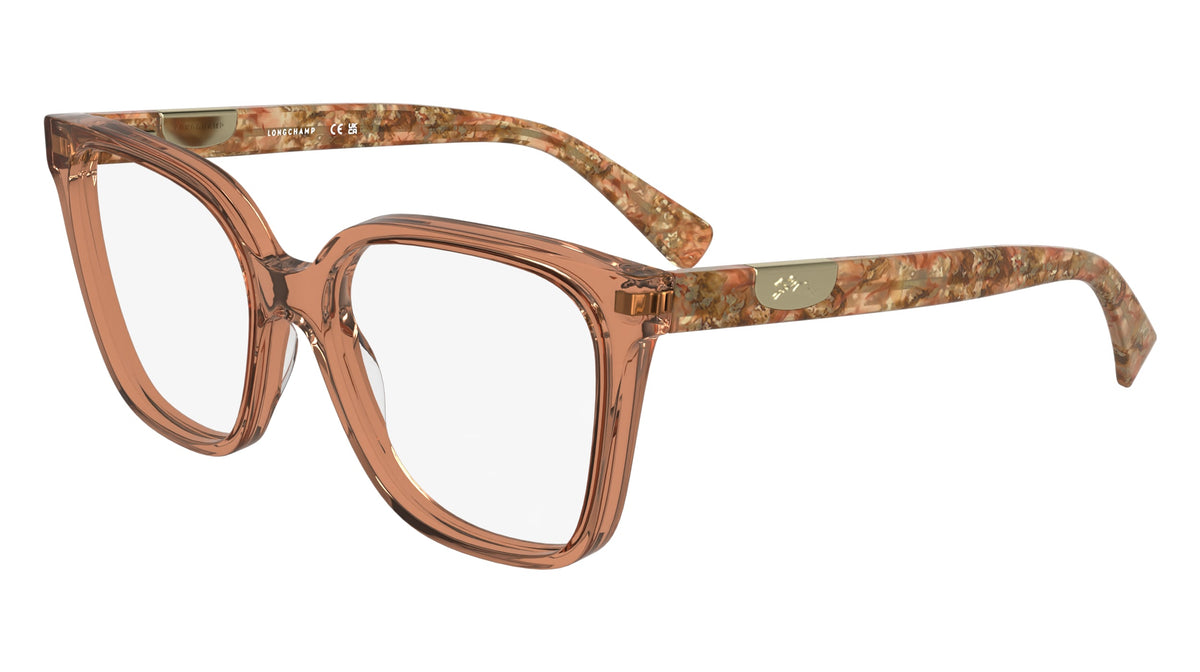 LONGCHAMP LO2765 (842) TRANSPARENT ORANGE 55-16-140