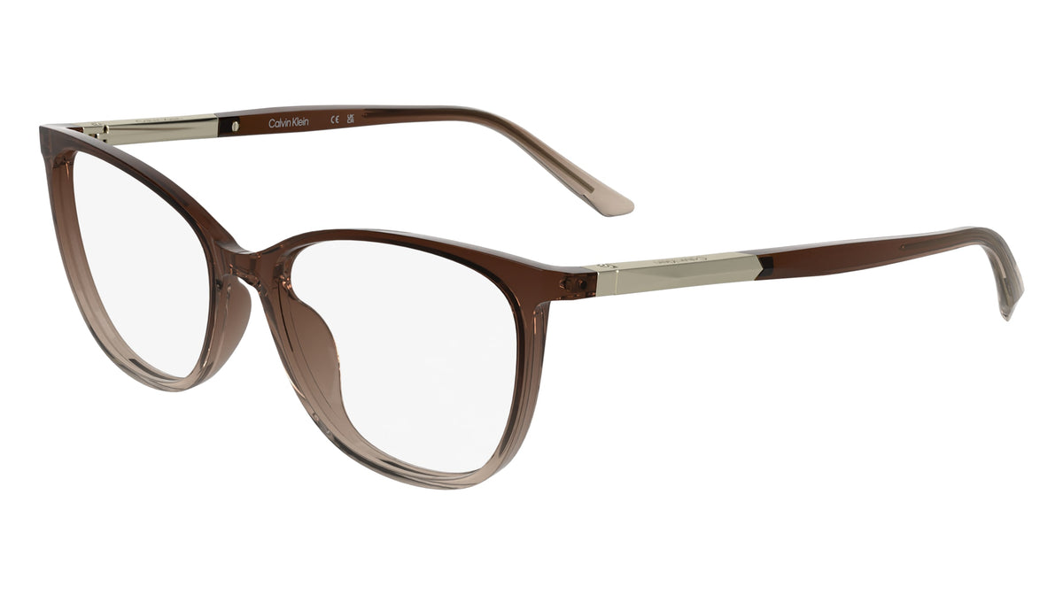 CALVIN KLEIN CK25512 (205) TRANSPARENT BROWN/ROSE 54-16-145