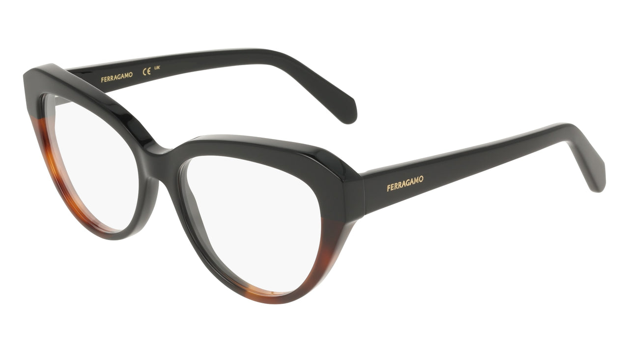 FERRAGAMO SF3046 (006) BLACK/TORTOISE 54-16-145