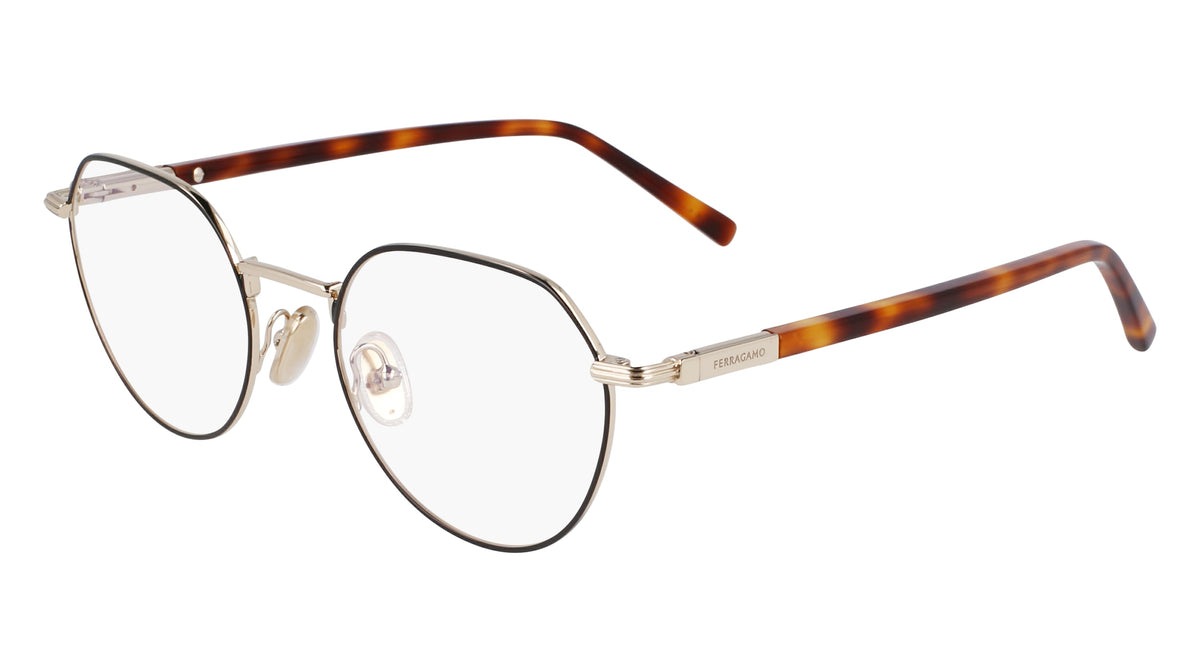 FERRAGAMO SF2233 (703) GOLD/BLACK 51-20-145