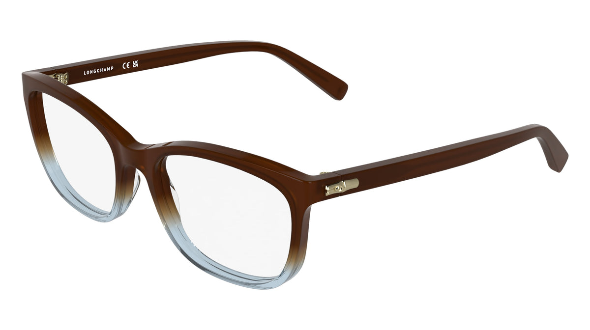 LONGCHAMP LO2807 (208) TRANSPARENT GRADIENT BROWN/AZU 54-17-140