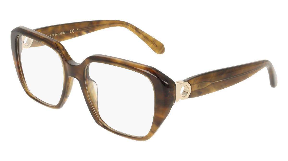 FERRAGAMO SF3073 (328) KHAKI TORTOISE 53-17-140