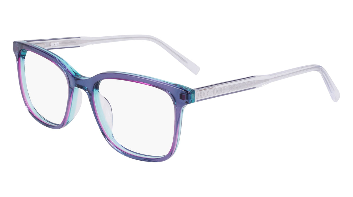 DKNY DK5065 (400) CRYSTAL BLUE LAMINATE 52-18-140
