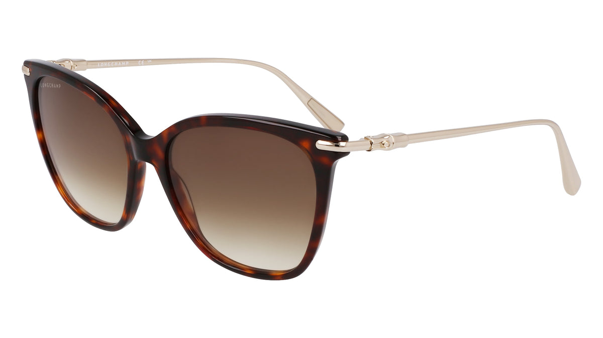 LONGCHAMP LO757S (242) DARK HAVANA 55-17-145