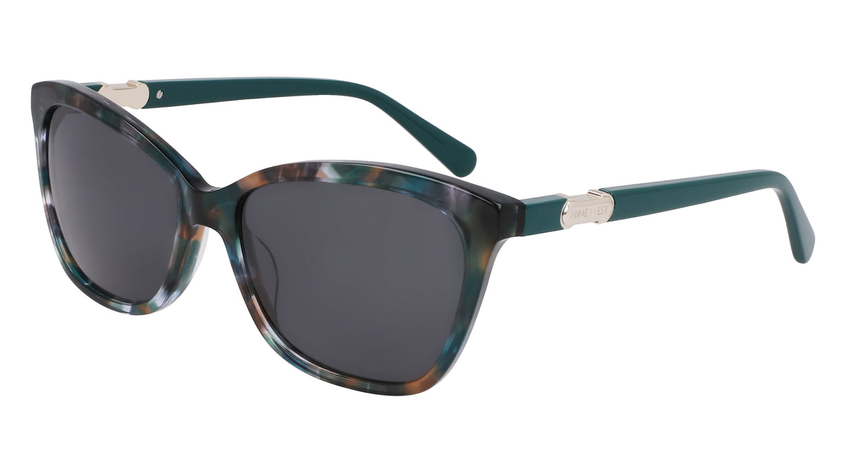 NINE WEST NW667S (318) EMERALD/SMOKE HORN 57-16-140