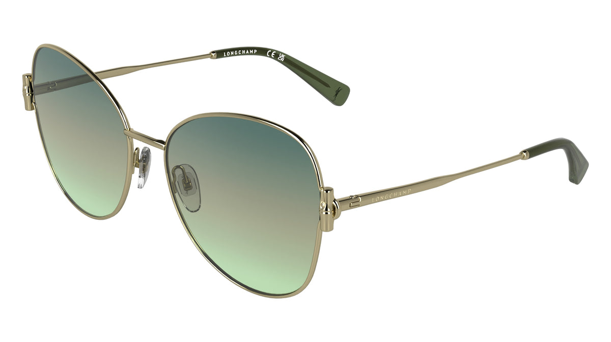 LONGCHAMP LO196S (709) GOLD/TRIPLE GRADIENT GREY GREE 58-17-140