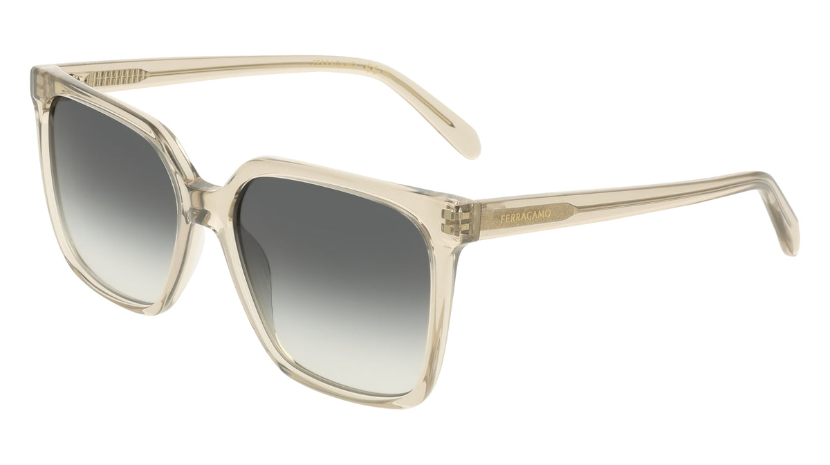 FERRAGAMO SF2102S (313) TRANSPARENT SAGE 57-16-145