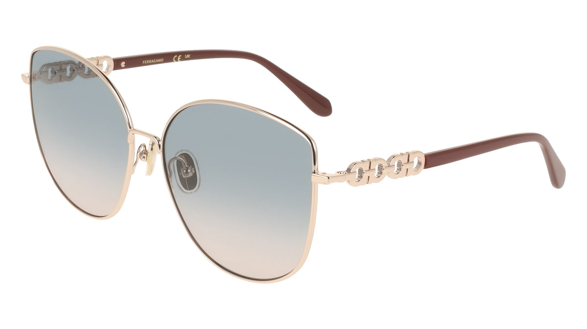 FERRAGAMO SF339S (774) ROSE GOLD/AVIO ROSE GRADIENT 60-15-145