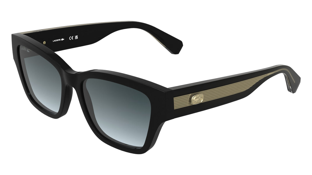 LACOSTE L6103S (001) BLACK 55-17-145