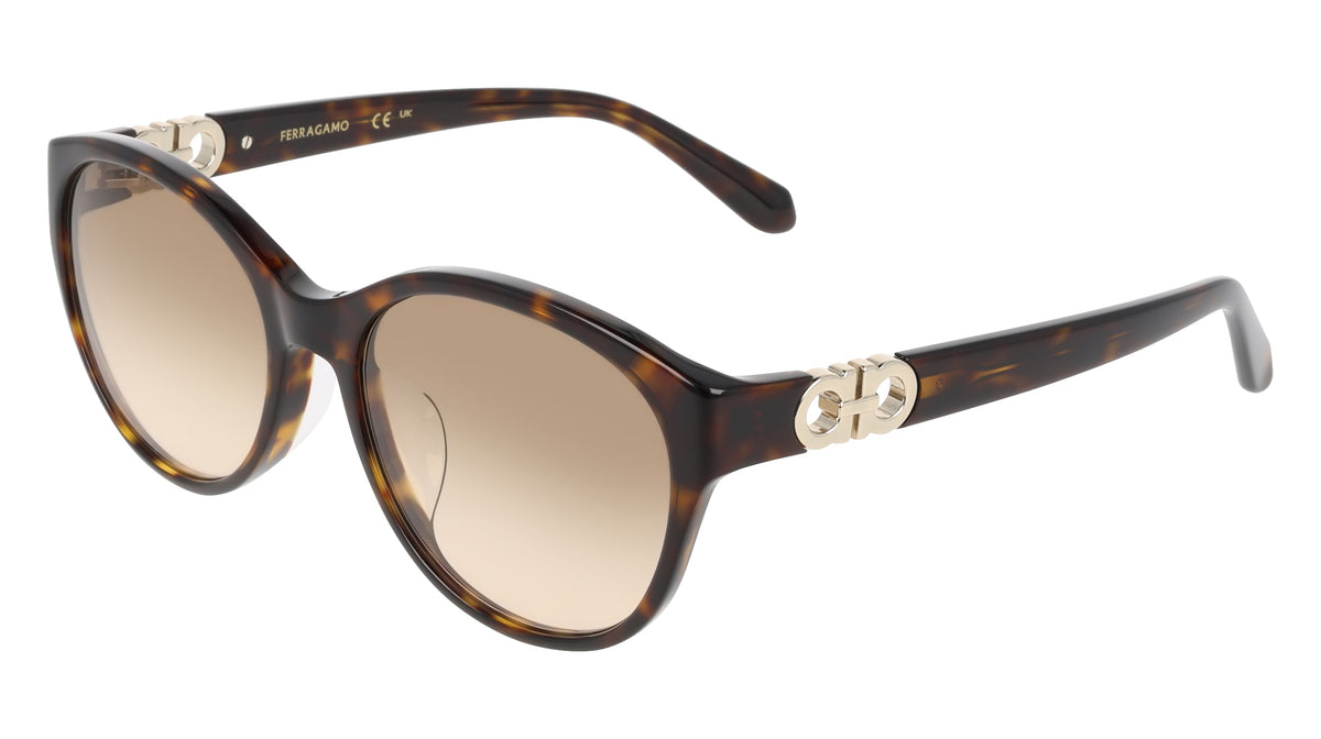 FERRAGAMO SF2114SLB (242) DARK TORTOISE 55-17-140
