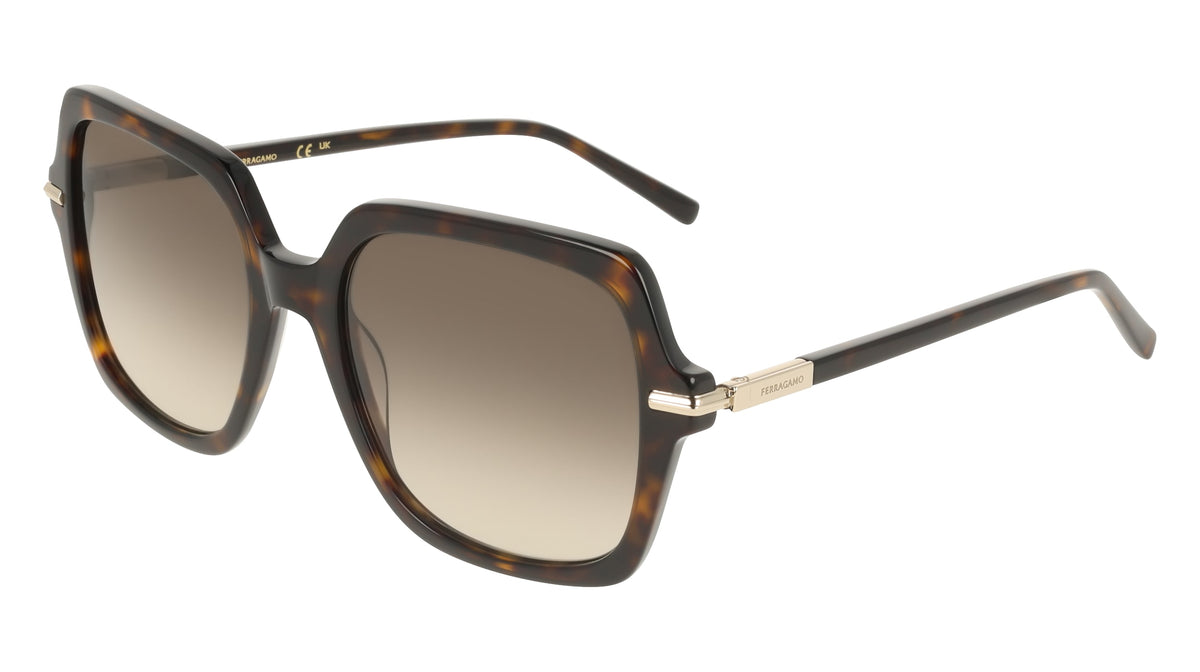 FERRAGAMO SF2076S (242) DARK TORTOISE 57-19-145