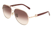 FERRAGAMO SF344S (773) ROSE GOLD/WINE GRADIENT 60-15-140