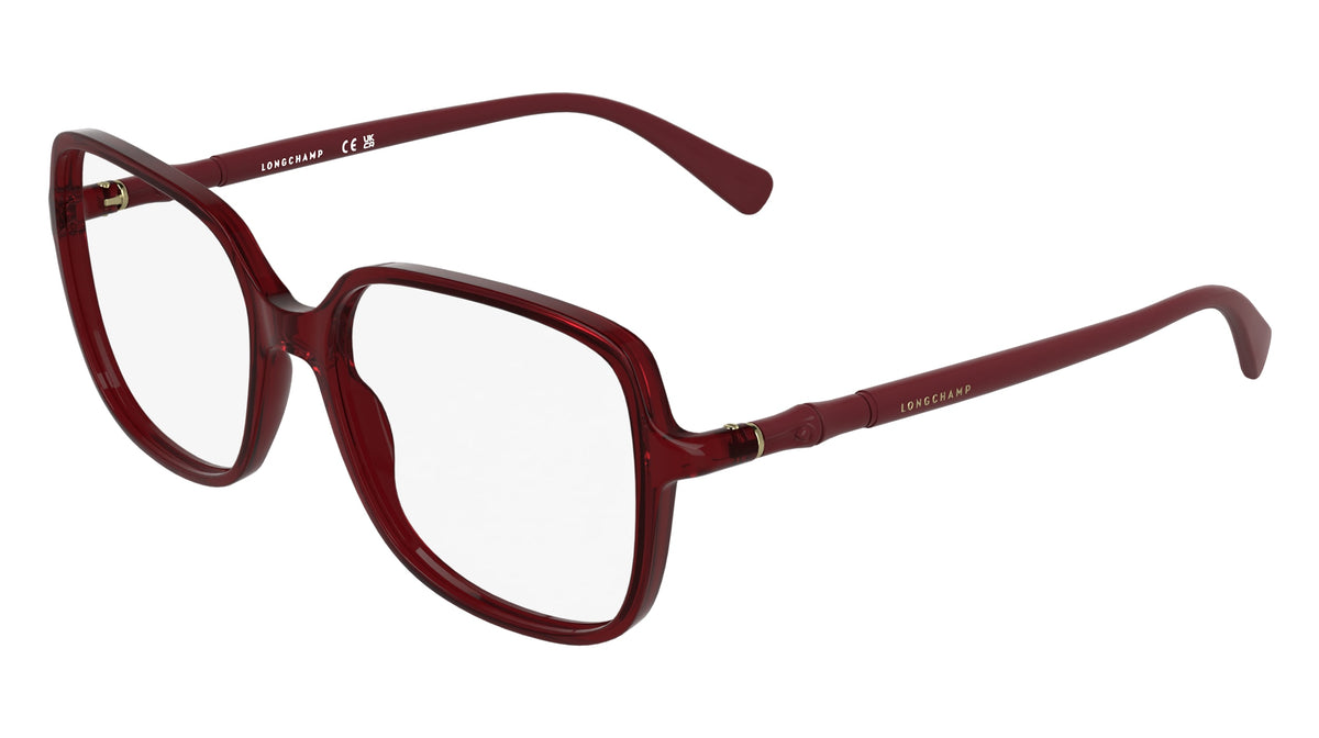LONGCHAMP LO2802 (601) TRANSPARENT BURGUNDY 55-16-145