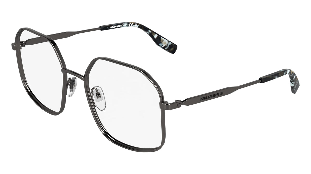 KARL LAGERFELD KL371 (021) DARK  RUTHENIUM SHINY 56-19-140