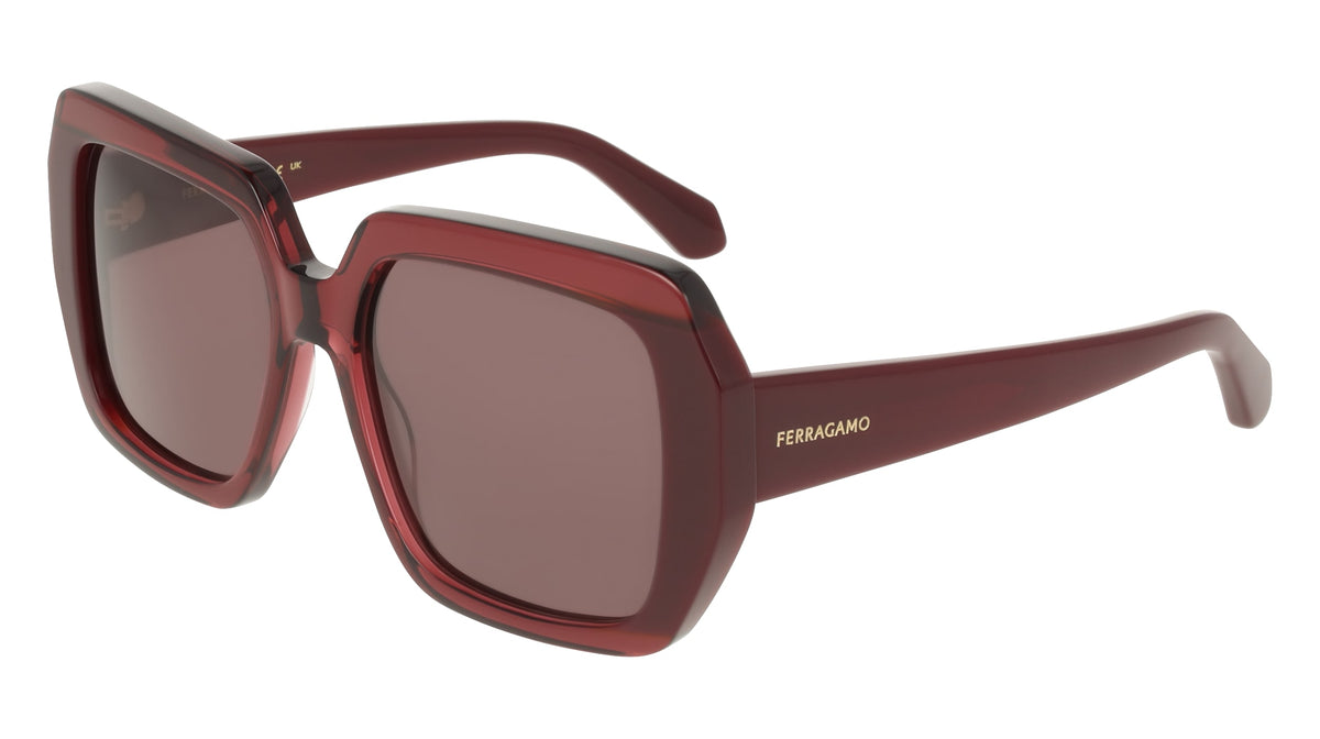 FERRAGAMO SF2081S (654) OPALINE RED/BURGUNDY 56-17-145