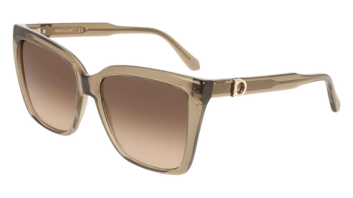 FERRAGAMO SF2085SE (232) TRANSPARENT BROWN 57-16-145