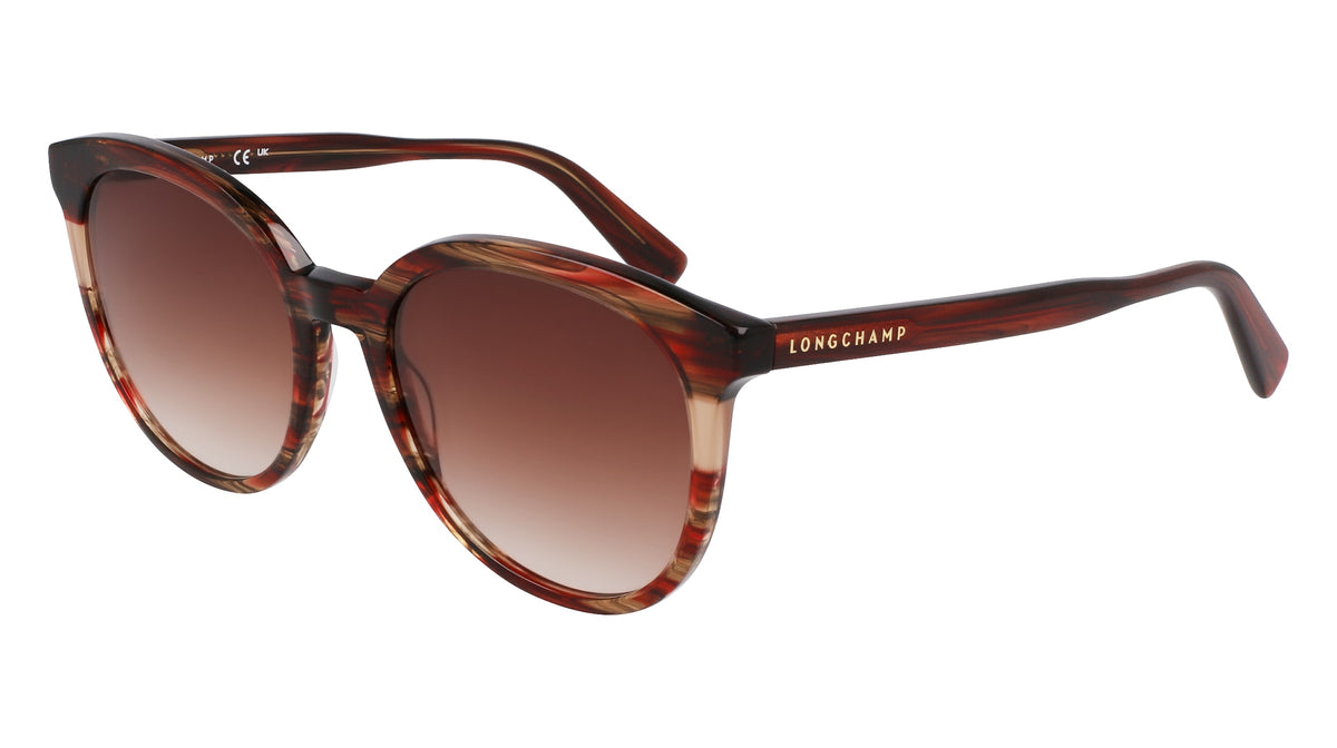 LONGCHAMP LO752S (606) TEXTURED RED 55-19-140