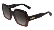 LONGCHAMP LO790S (604) TRANSPARENT GRADIENT BURGUNDY 54-22-145