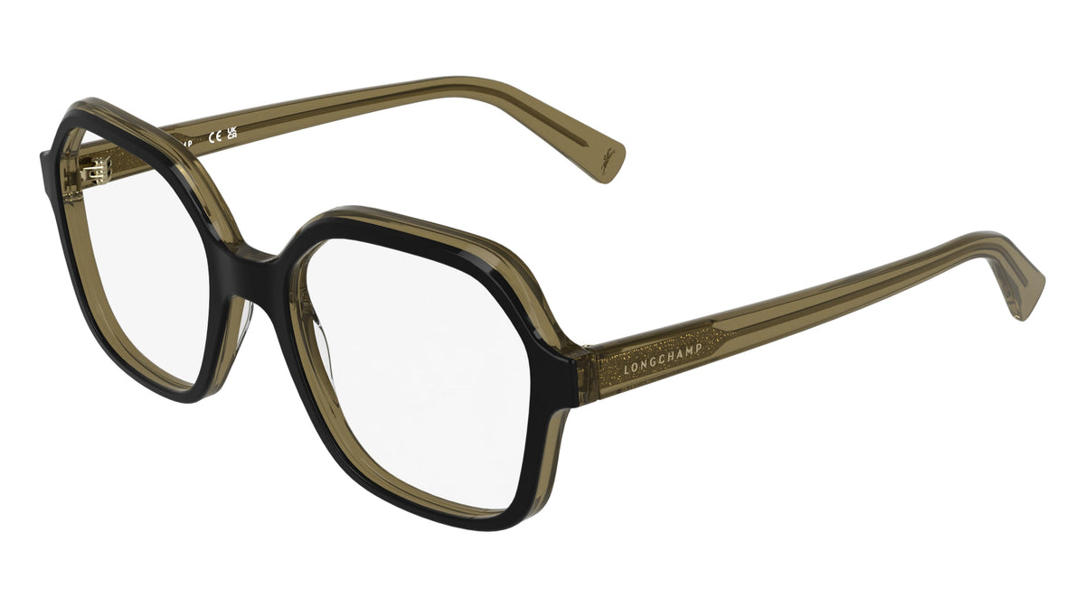 LONGCHAMP LO2796 (015) BLACK/TRANSPARENT KHAKI 53-19-140
