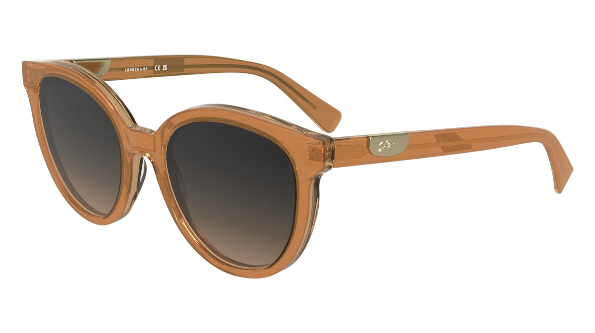 LONGCHAMP LO773S (845) GLITTER ORANGE 52-19-140