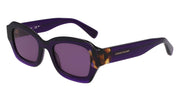 LONGCHAMP LO749S (505) PURPLE/HAVANA 50-21-140