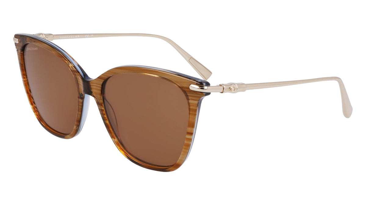 LONGCHAMP LO757S (211) STRIPED BROWN 55-17-145