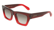 FERRAGAMO SF2105S (615) TRANSPARENT DARK RED GRADIENT 50-23-145