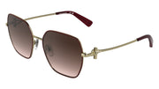 LONGCHAMP LO190S (721) GOLD/GRADIENT BURGUNDY 56-18-140