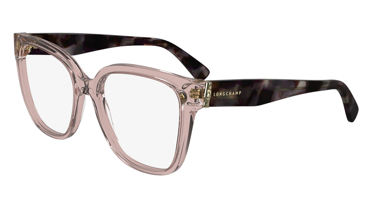 LONGCHAMP LO2745 (690) TRANSPARENT ROSE/HAVANA 54-17-140