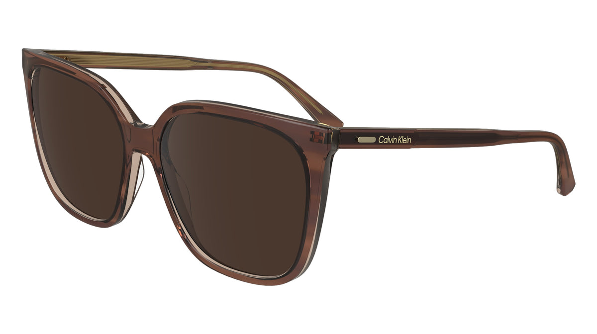 CALVIN KLEIN CK24509S (203) STRIPED BROWN/ROSE 56-16-145