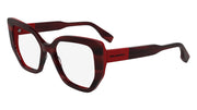 KARL LAGERFELD KL6174 (609) STRIPED RED/RED 53-17-145
