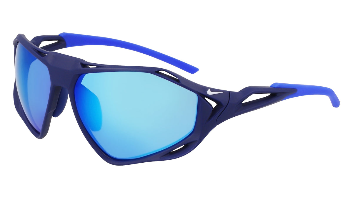 NIKE NKIF1120X (492) MATTE VOID BLUE / BLUE MIRROR 63-15-135