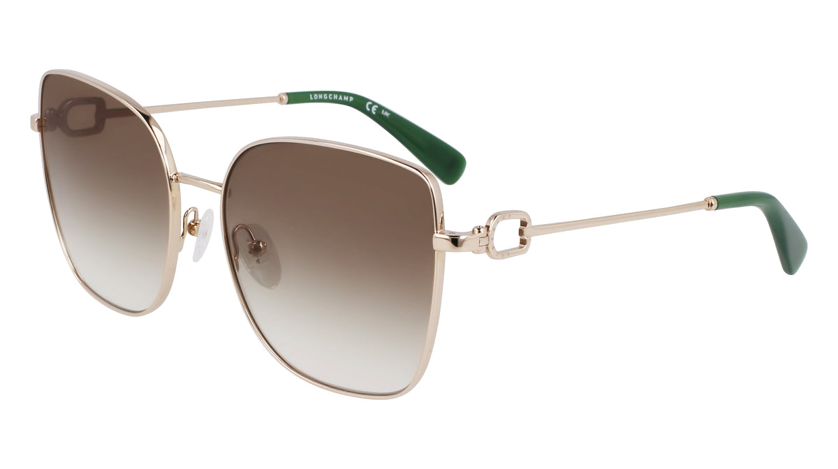 LONGCHAMP LO177S (711) GOLD/GRADIENT GREEN 58-17-140