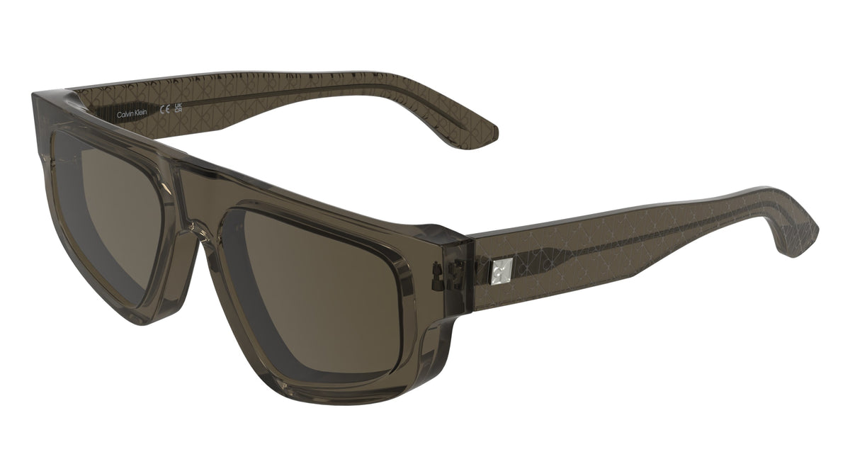 CALVIN KLEIN CK25539S (200) TRANSPARENT BROWN 54-19-150