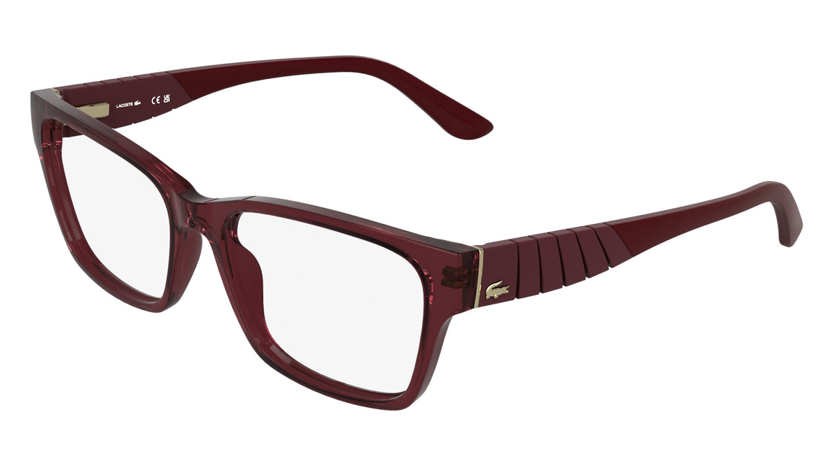 LACOSTE L4024 (601) TRANSPARENT BURGUNDY 55-16-140
