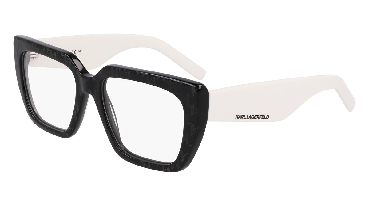 KARL LAGERFELD KL6159 (006) BLACK/WHITE 54-18-140