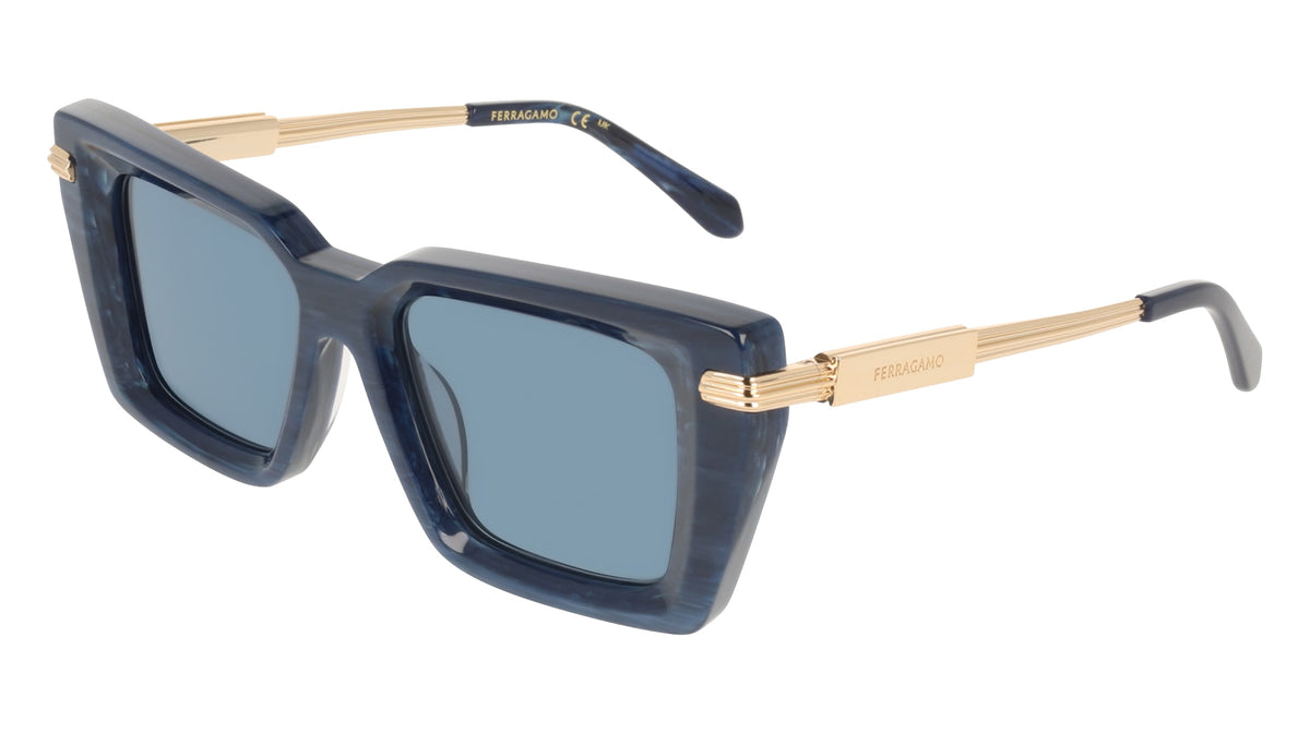 FERRAGAMO SF2089S (413) BLUE HORN 52-18