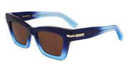 FERRAGAMO SF2031S (415) GRADIENT DARK BLUE TRANSPARENT 52-17-145