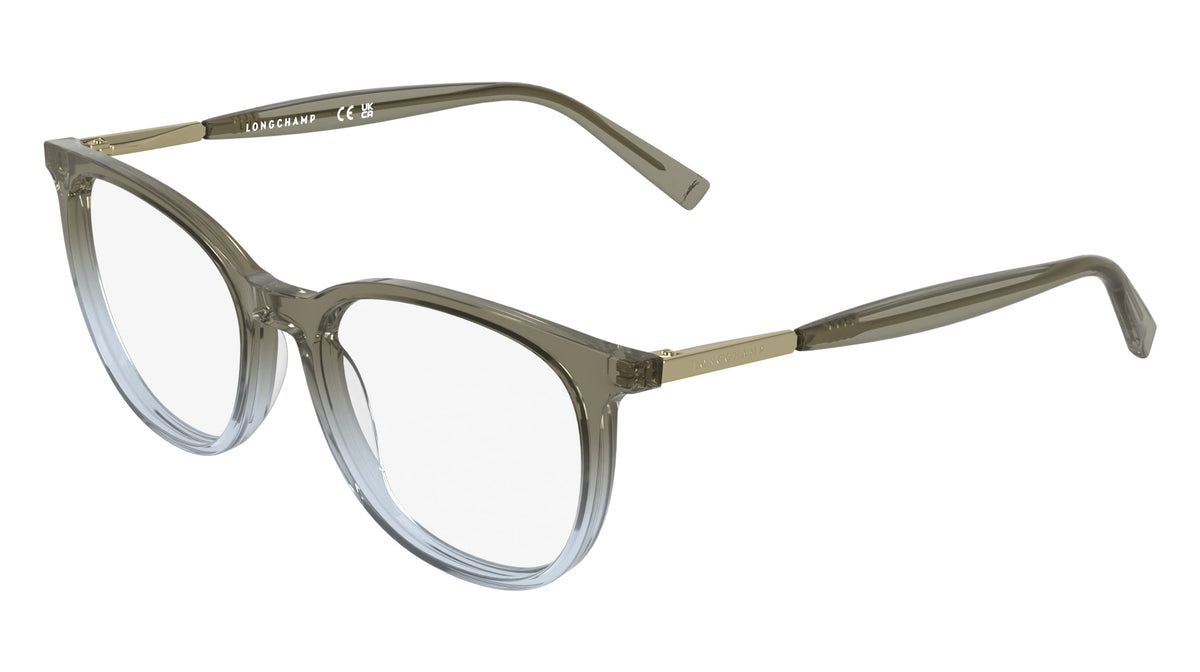 LONGCHAMP LO2809 (316) TRANSPARENT GRADIENT KHAKI/BLU 51-16-140