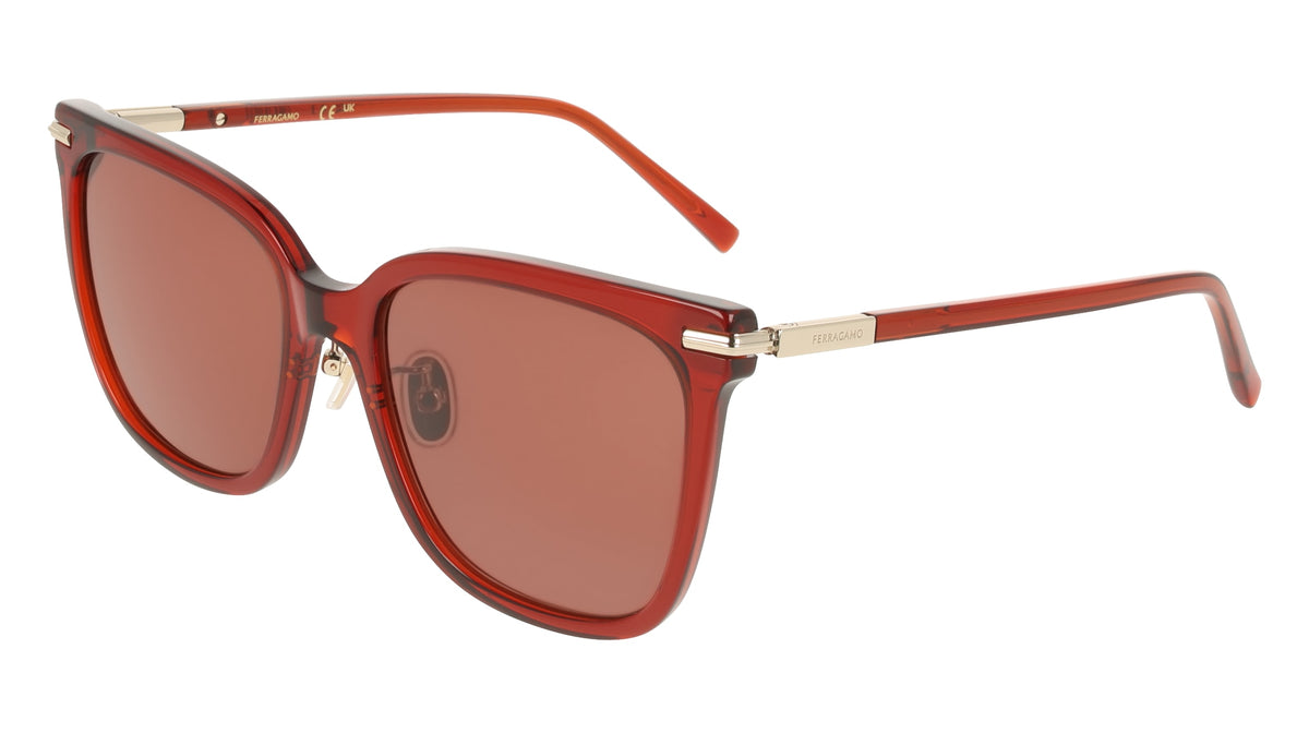 FERRAGAMO SF2037SLB (616) TRANSPARENT RED 56-18-145