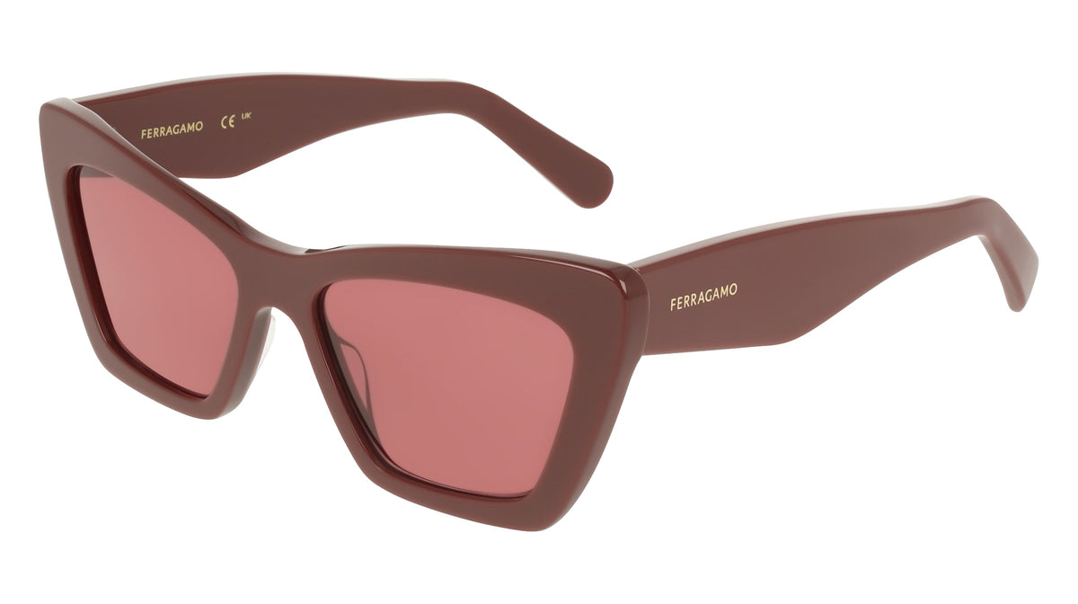 FERRAGAMO SF929SN (606) BURGUNDY 55-17-145