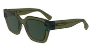 LONGCHAMP LO771S (302) TRANSPARENT GREEN/TEXTURED GRE 50-20-140