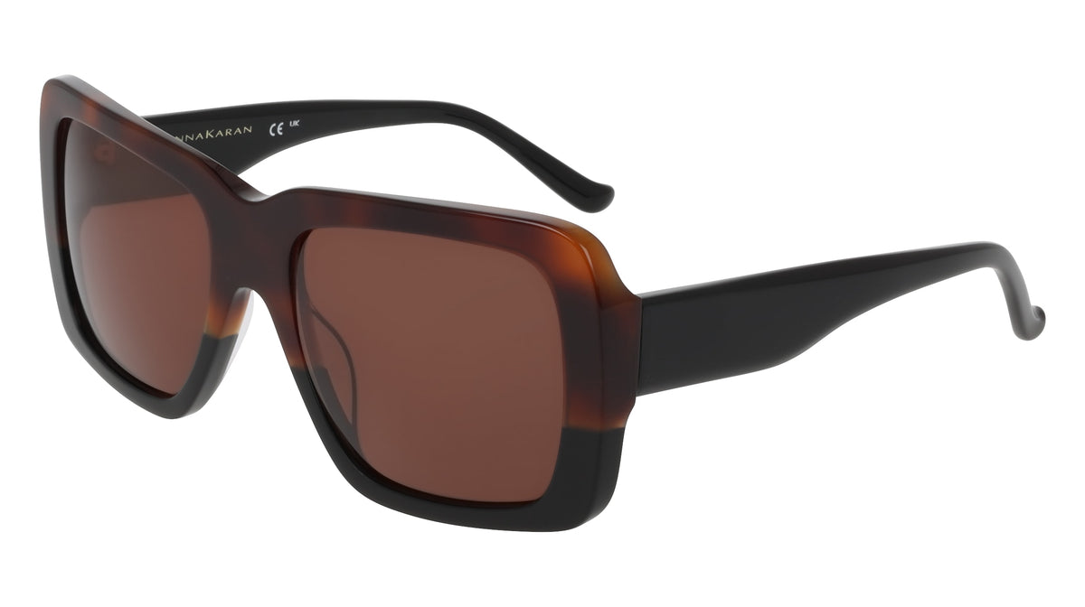 DONNA KARAN DO518S (216) DARK TORTOISE/BLACK GRADIENT 55-19-140