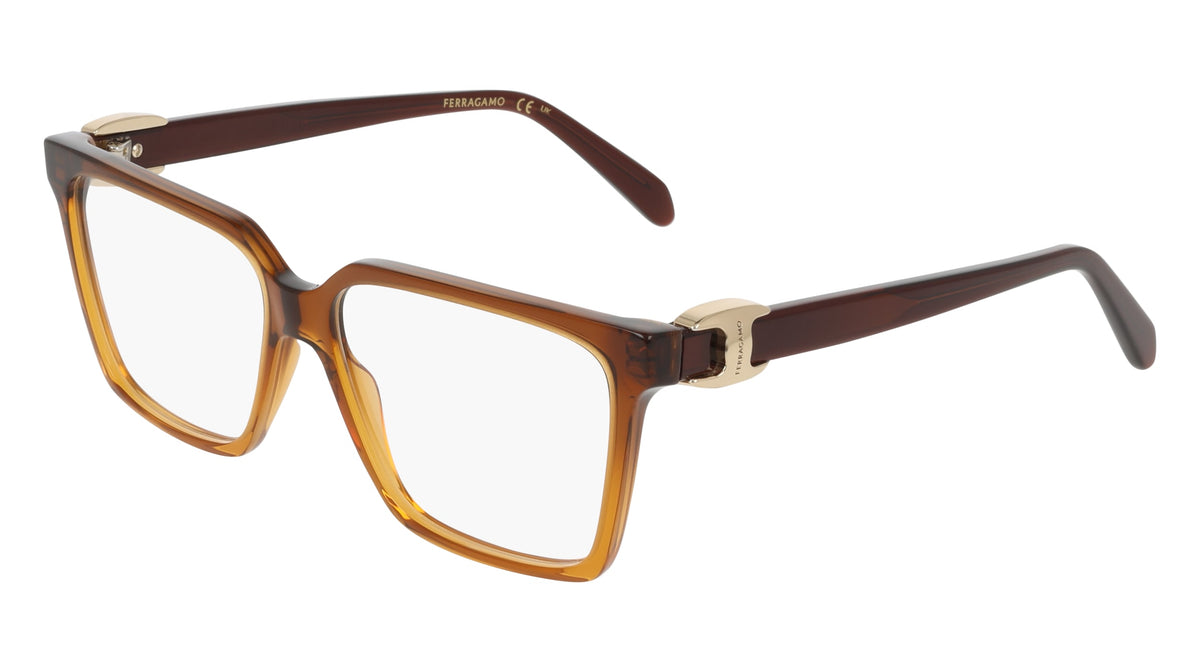 FERRAGAMO SF3059 (266) TRANSPARENT CARAMEL GRADIENT 56-14-145