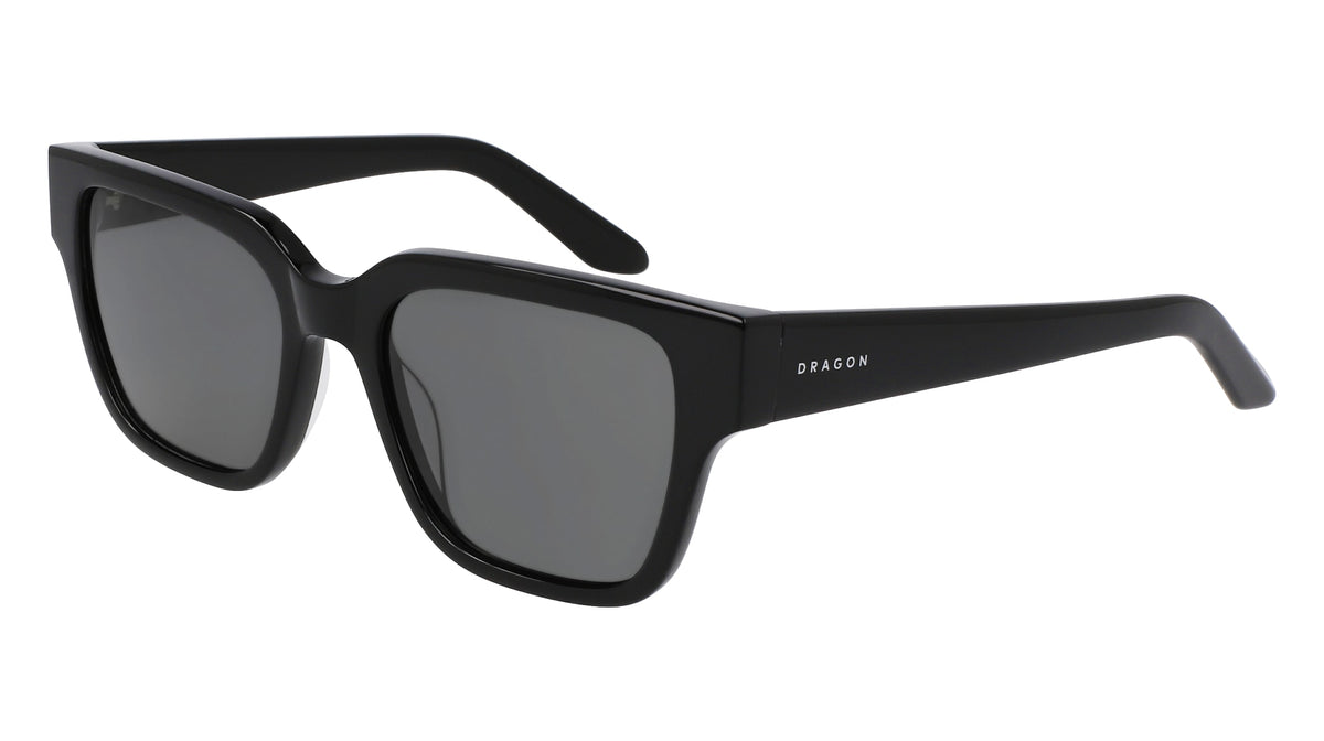 DRAGON DR130S (001) SHINY BLACK/ LL SMOKE POLAR 54-19-140