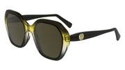 LONGCHAMP LO759S (019) TRANSPARENT GRADIENT BLACK/YEL 54-18-140