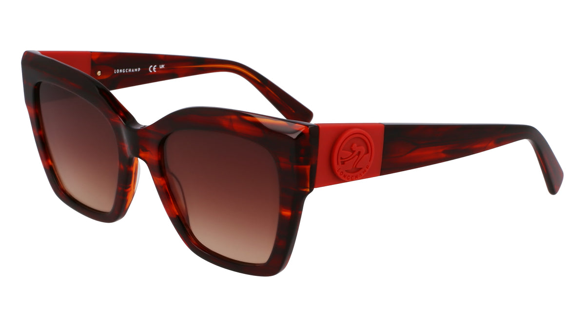 LONGCHAMP LO762S (607) STRIPED RED 52-20-140