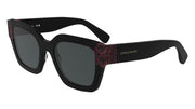 LONGCHAMP LO771S (013) BLACK/TEXTURED RED 50-20-140