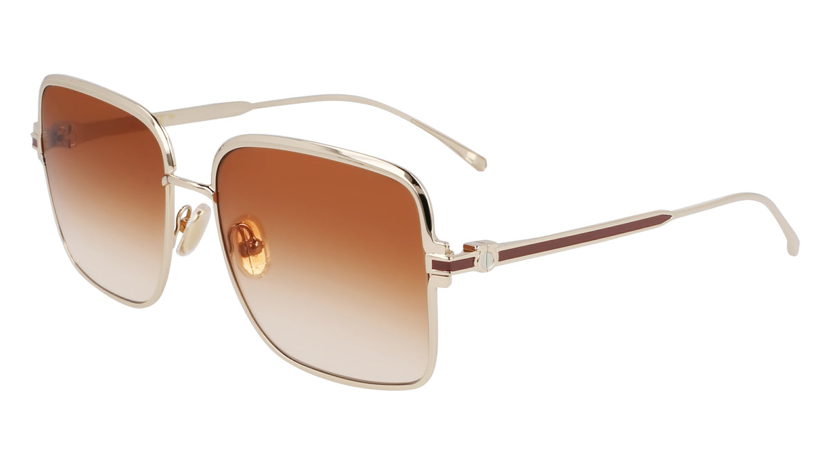 FERRAGAMO SF317S (704) GOLD/BROWN SAND GRADIENT 57-16-140