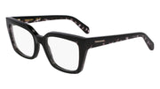FERRAGAMO SF3010 (004) BLACK/BLACK TORTOISE 52-19-140